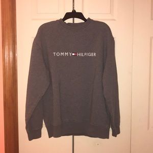 Grey long sleeved shirt